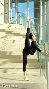 La prima ballerina Angelia Wang (foto della ballerina Nancy Wang)