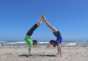 Sulla spiaggia in Texas (foto di Kaidi Wu)