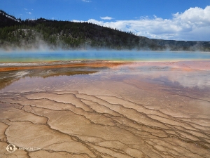 Kexin Li ha scattato questa foto (Grand Prismatic Spring) a Yellowstone, in Wyoming, il terzo dei parchi nazionali visitati