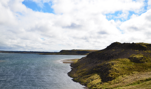 Costa dell'Islanda occidentale La citt&agrave; portuale di Stykkish&oacute;lmur