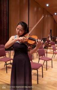 La solista Fiona Zheng ha un feeling con il palcoscenico Changhua