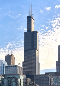 La Willis Tower di Chicago, un tempo la più alta costruzione del mondo. 